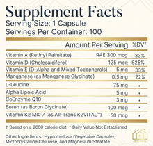 Zen Haus ADK - Vision, Strong Bones and Teeth, and Immune Support - D3 5000iu Complex with Antioxidants (non-GMO, Soy-Free). Now with CoQ10, Boron and Manganese.