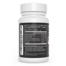 Side view of the iodine bottle showing Supplement Facts, other ingredients, caution text, and a barcode.